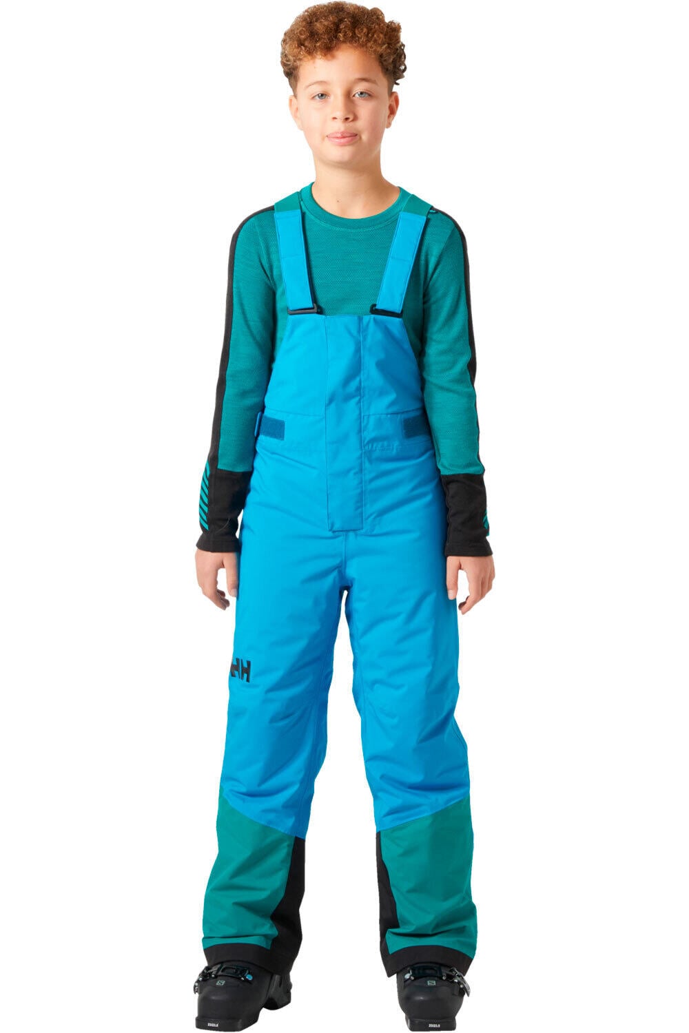 Helly Hansen pantalones esquí infantil SUMMIT 2.0 AZUL vista frontal