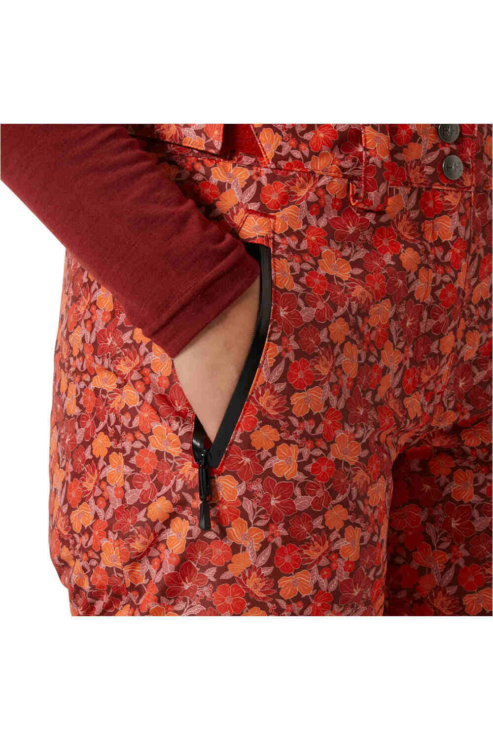Helly Hansen pantalones esquí mujer LEGENDARY INSULATED ROJO 05