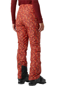 Helly Hansen pantalones esquí mujer LEGENDARY INSULATED ROJO vista trasera