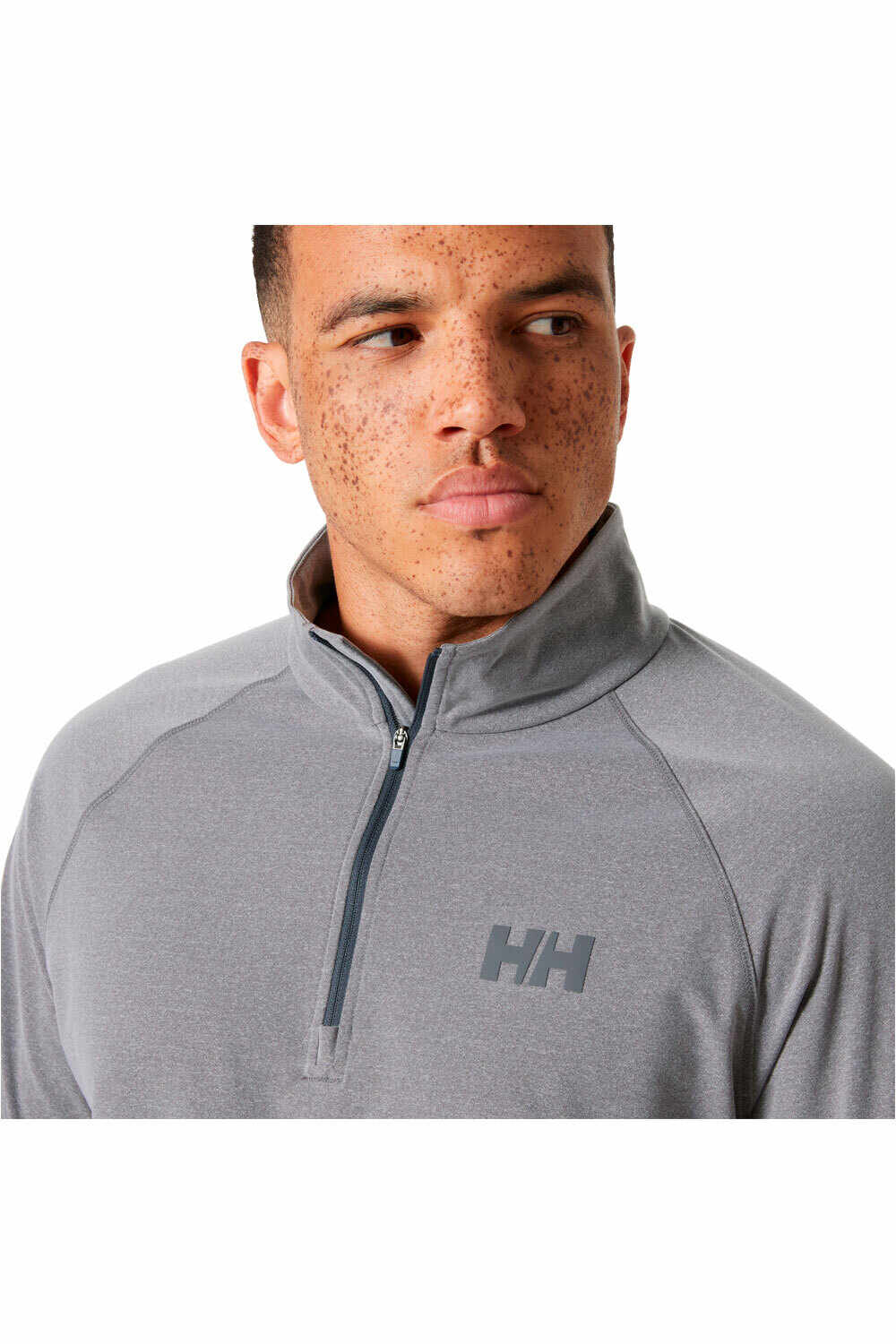 Helly Hansen polar hombre TYRI KNIT GRIS vista detalle
