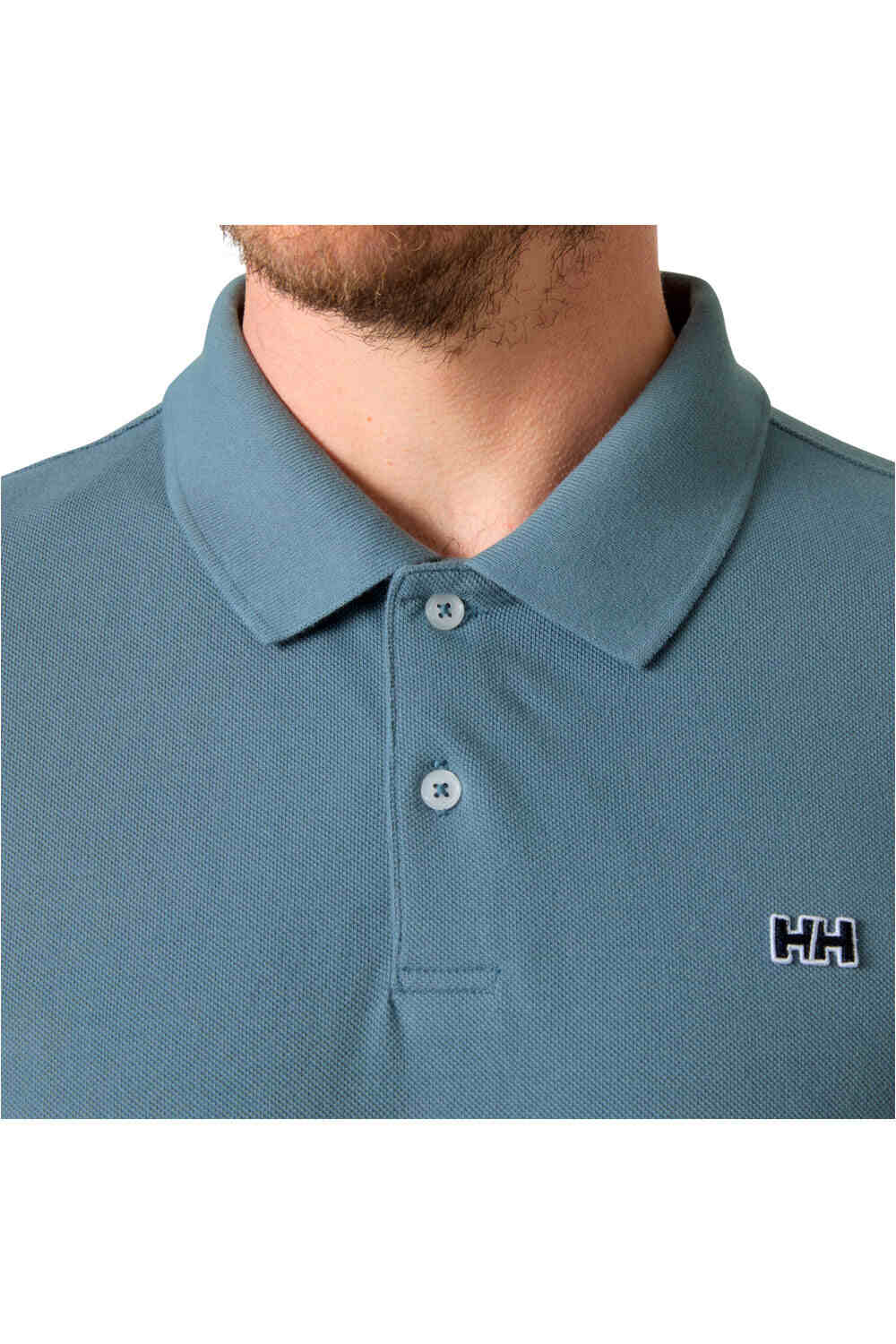 Helly Hansen polo manga corta hombre HUDSON AZUL vista detalle