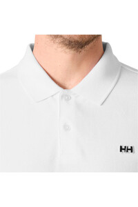 Helly Hansen polo manga corta hombre HUDSON BLANCO vista detalle