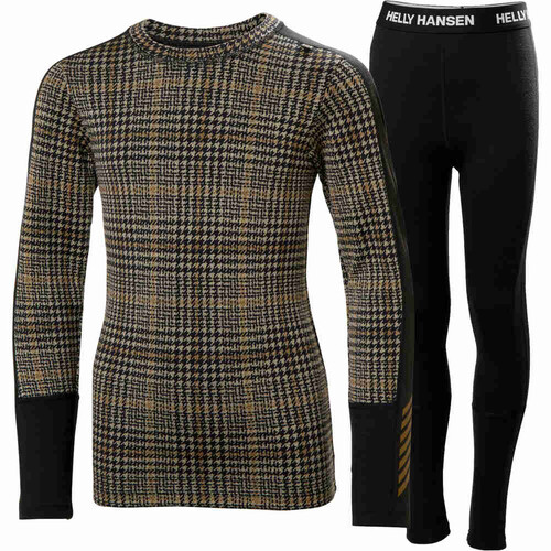 HELLY HANSEN GRAPHIC LIFA MERINO marron