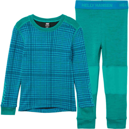 HELLY HANSEN GRAPHIC LIFA MERINO verde