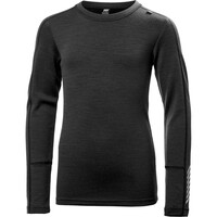 Helly Hansen ropa térmica niño LIFA MERINO MIDWEIGHT NEGRO vista trasera