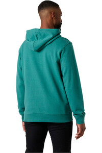 Helly Hansen sudadera hombre BOX VERDE vista trasera