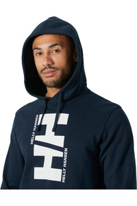 Helly Hansen sudadera hombre CORE GRAPHIC AZUL vista detalle