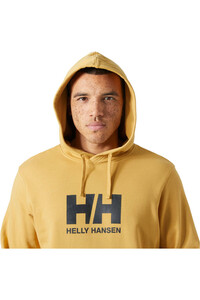 Helly Hansen sudadera hombre HH LOGO AMARILLO vista detalle