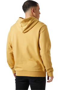 Helly Hansen sudadera hombre HH LOGO AMARILLO vista trasera