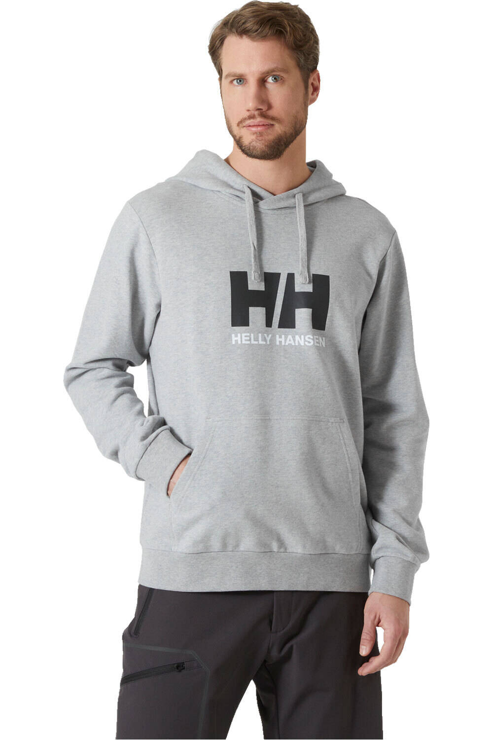 Helly Hansen sudadera hombre LOGO 2.0 GRIS vista frontal