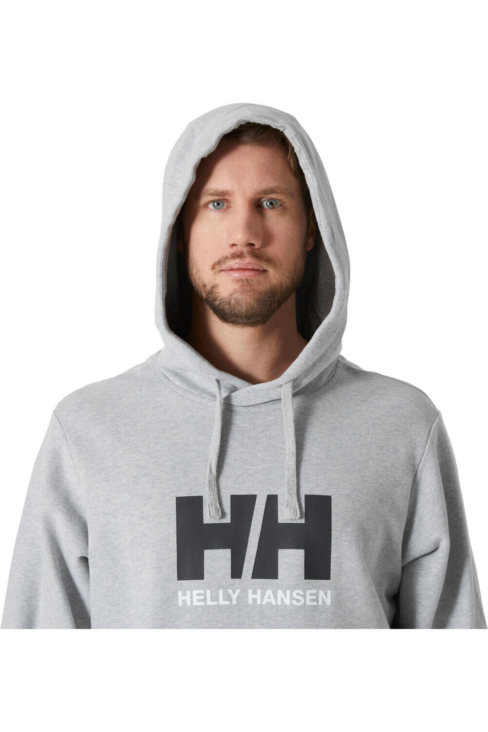 Helly Hansen sudadera hombre LOGO 2.0 GRIS vista trasera