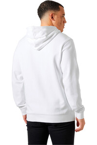 Helly Hansen sudadera hombre LOGO 3.0 BLANCO vista trasera