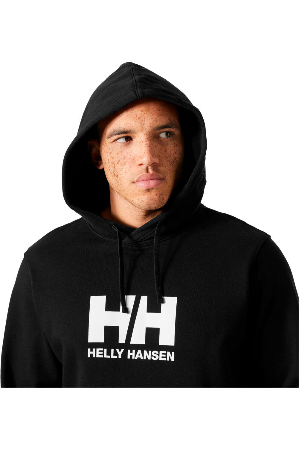Helly Hansen sudadera hombre LOGO 3.0 NEGRO vista detalle