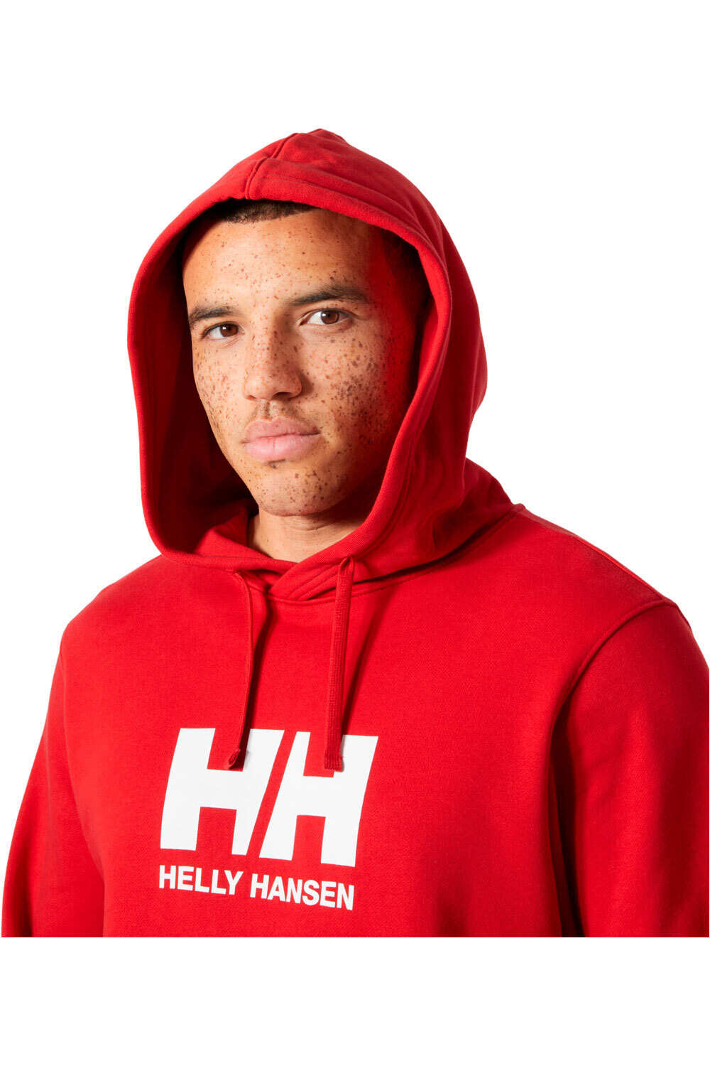 Helly Hansen sudadera hombre LOGO 3.0 ROJO vista detalle