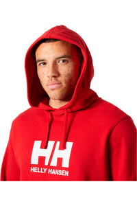 Helly Hansen sudadera hombre LOGO 3.0 ROJO vista detalle