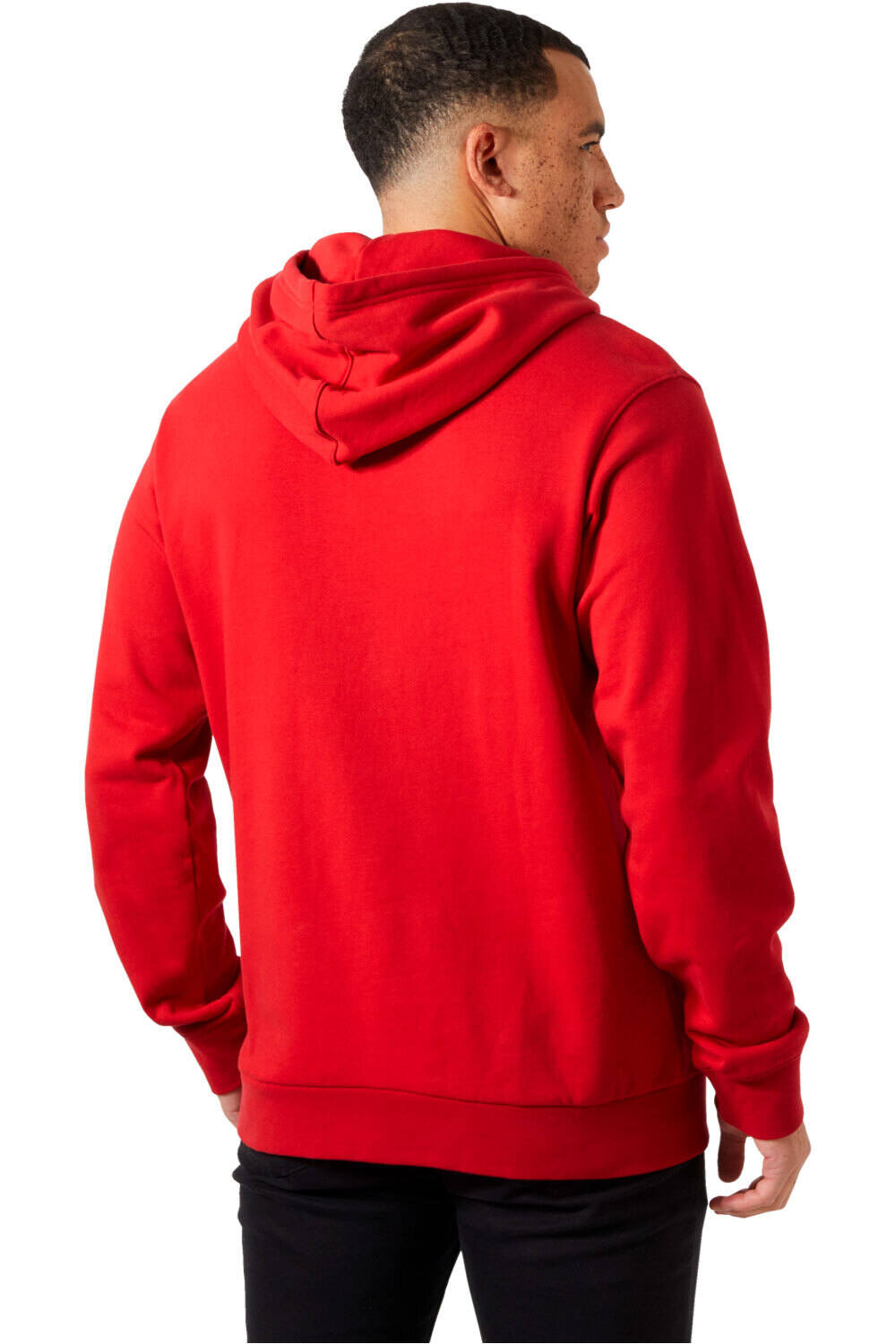 Helly Hansen sudadera hombre LOGO 3.0 ROJO vista trasera