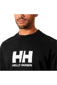 Helly Hansen sudadera hombre LOGO NEGRO vista trasera