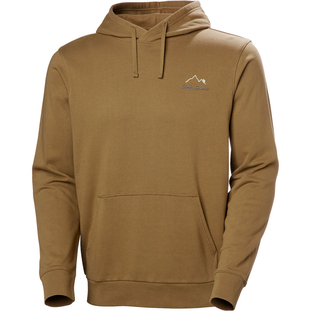 Helly Hansen sudadera hombre MASSIF GRAPHIC MARRON 04