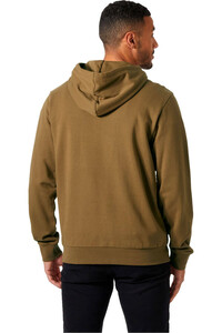 Helly Hansen sudadera hombre MASSIF GRAPHIC MARRON vista trasera