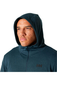 Helly Hansen Sudaderas Montaña Hombre HH LIFA TECH LITE AZUL vista detalle