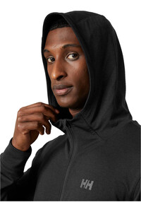 Helly Hansen Sudaderas Montaña Hombre LIFA TECH LITE NEGRO vista detalle