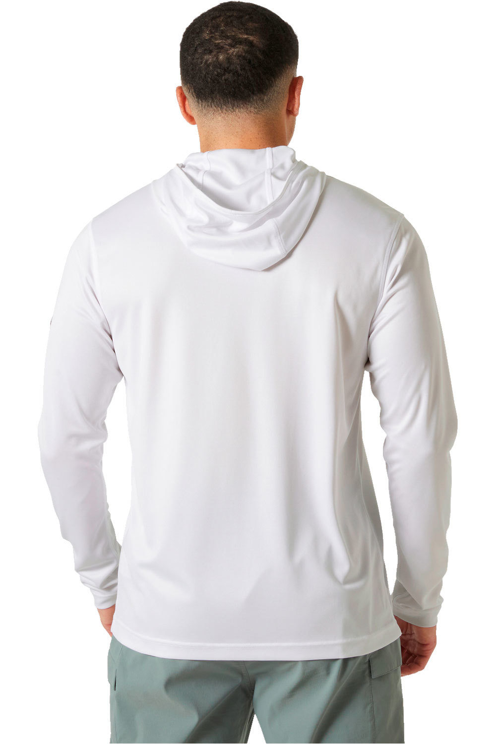Helly Hansen Sudaderas Montaña Hombre TECH BLANCO vista trasera