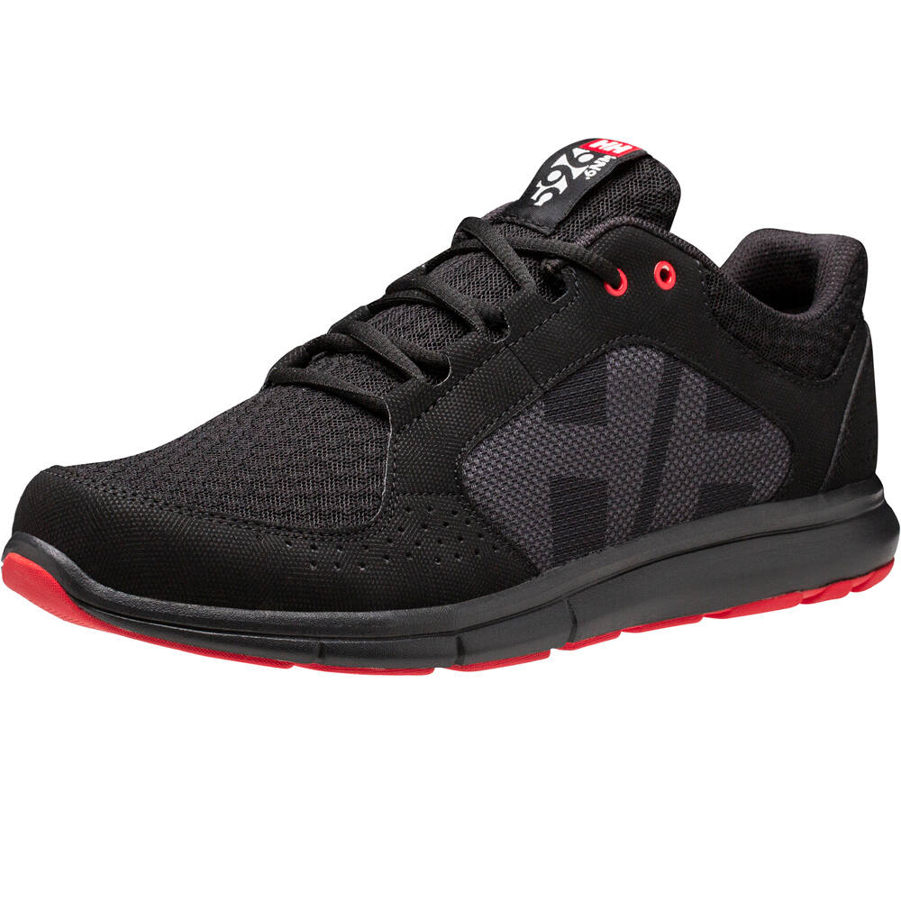 Helly Hansen zapatilla moda hombre AHIGA V4 HYDROPOWER NEGRO lateral interior
