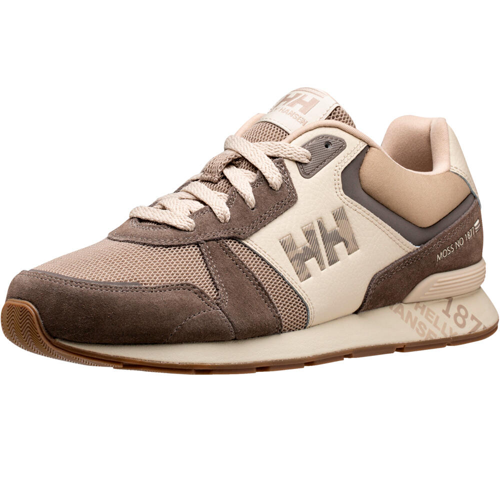 Helly Hansen zapatilla moda hombre ANAKIN LEATHER 2 MARRON lateral interior