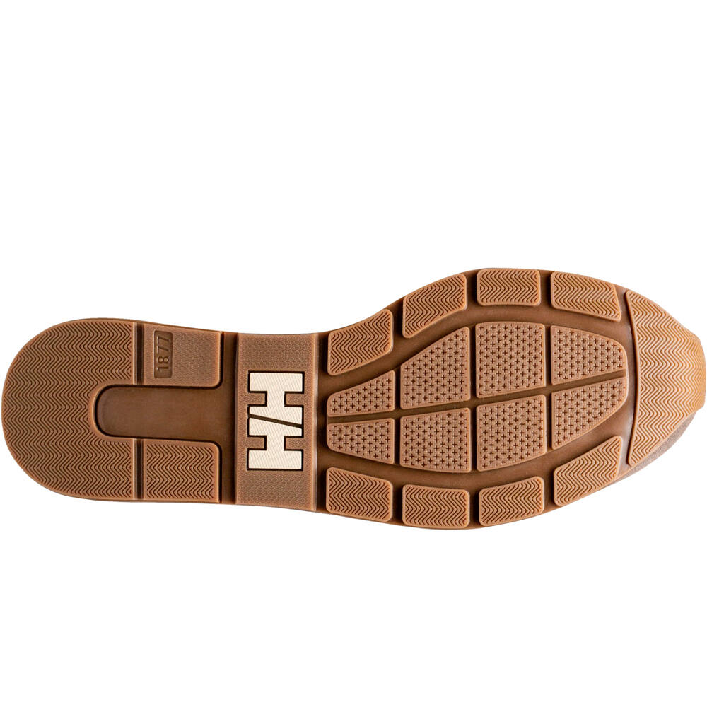 Helly Hansen zapatilla moda hombre ANAKIN LEATHER 2 MARRON vista superior
