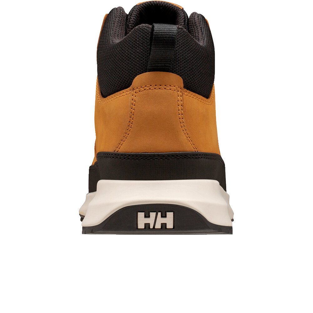 Helly Hansen zapatilla moda hombre BECKETT MID AMARILLO vista trasera