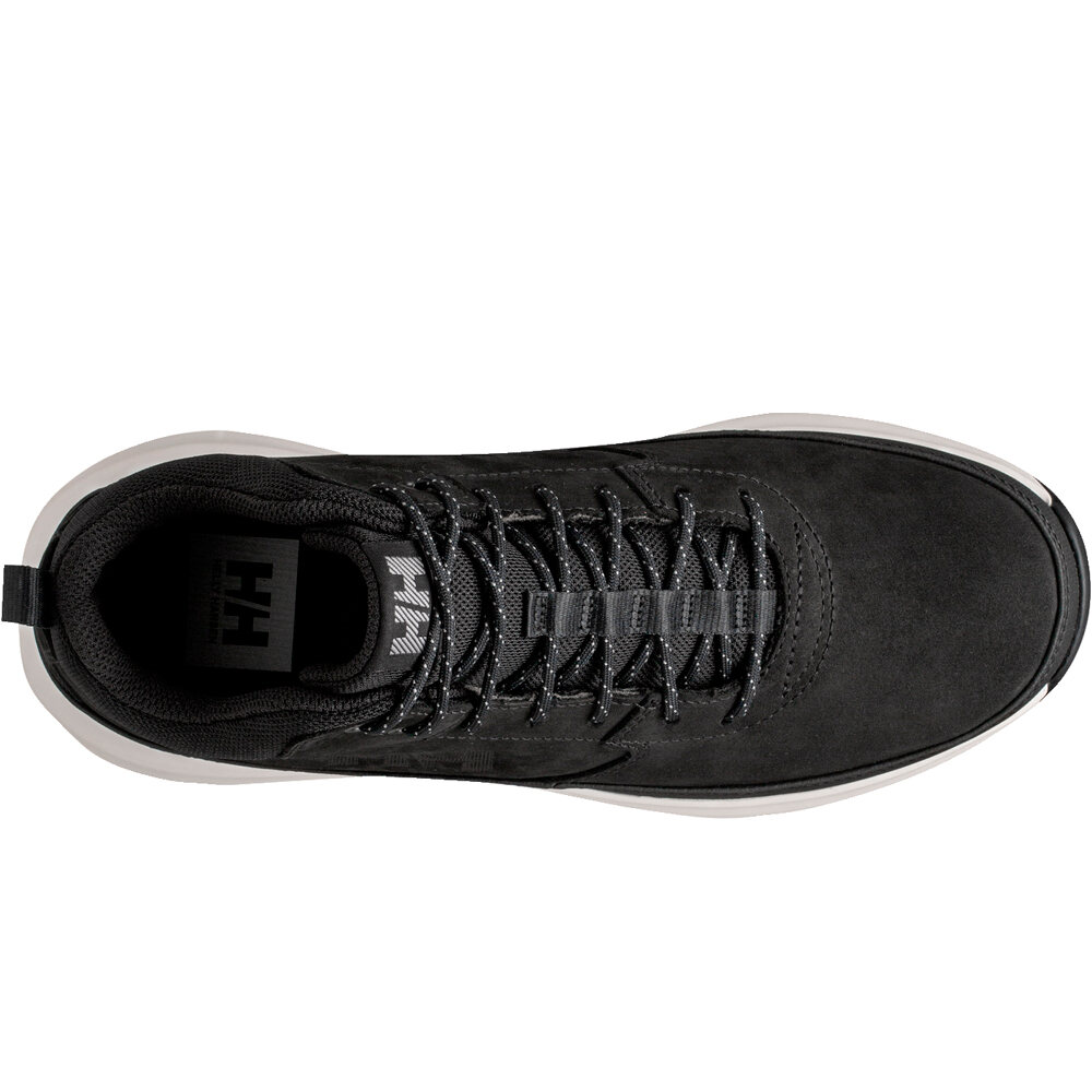 Helly Hansen zapatilla moda hombre BECKETT MID NEGRO vista trasera
