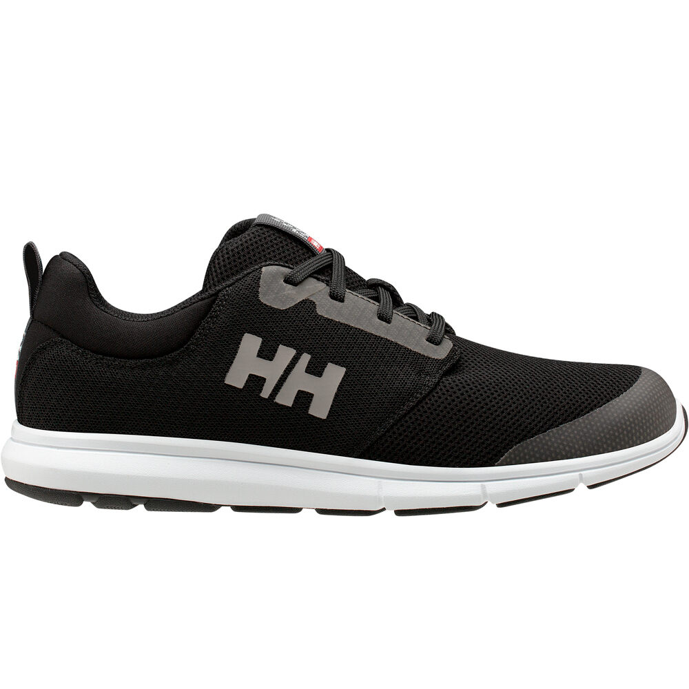 Helly Hansen zapatilla moda hombre FEATHERING NEGRO lateral exterior