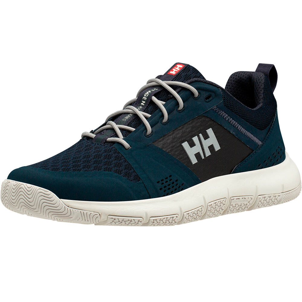 Helly Hansen zapatilla moda mujer SKAGEN F-1 OFFSHORE AZUL lateral interior