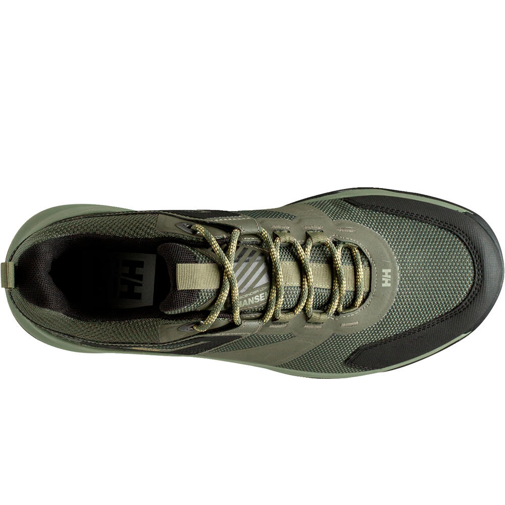 Helly Hansen zapatilla trekking hombre ASCENDER LOW HT VERDE 05