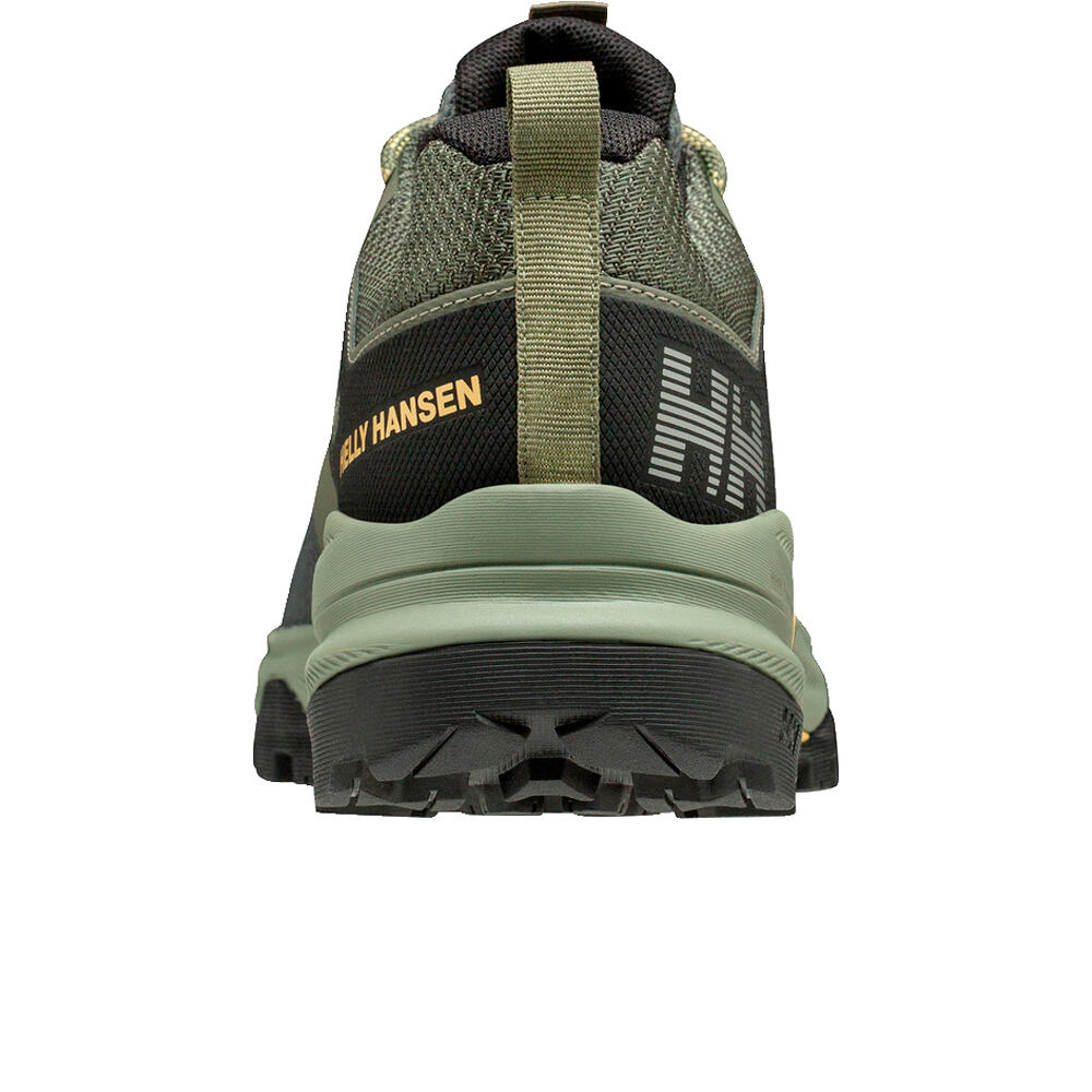 Helly Hansen zapatilla trekking hombre ASCENDER LOW HT VERDE vista trasera