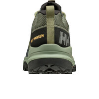 Helly Hansen zapatilla trekking hombre ASCENDER LOW HT VERDE vista trasera