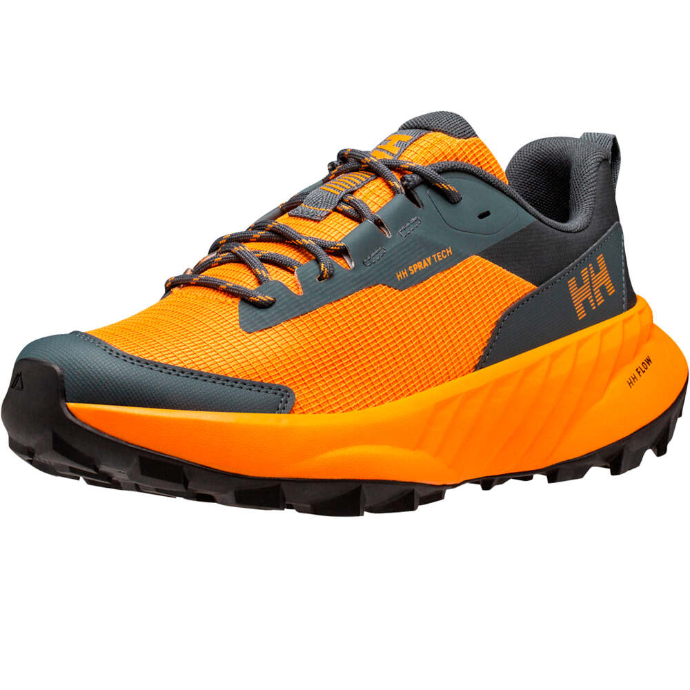 Helly Hansen zapatilla trekking hombre AWE HIKER DWR NARANJA lateral interior