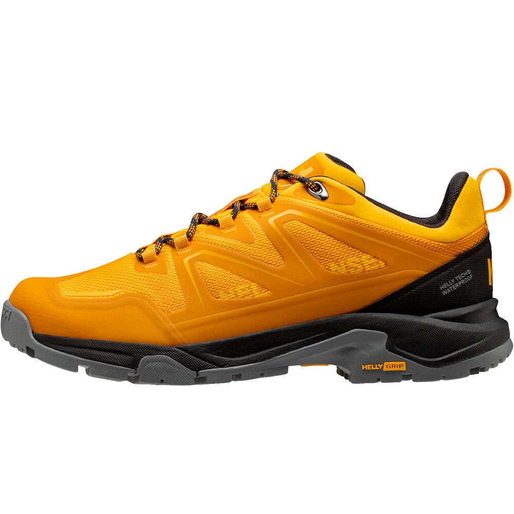 Helly Hansen zapatilla trekking hombre CASCADE LOW HT AMARILLO lateral exterior