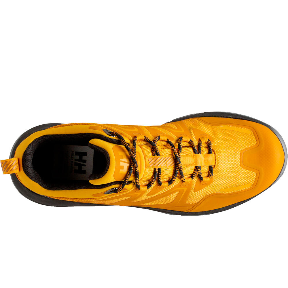 Helly Hansen zapatilla trekking hombre CASCADE LOW HT AMARILLO vista superior