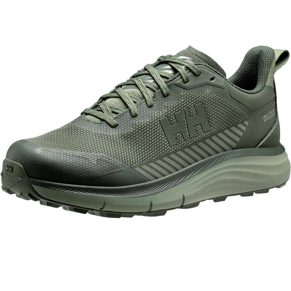 Helly Hansen zapatilla trekking hombre STEGA HT VERDE lateral interior