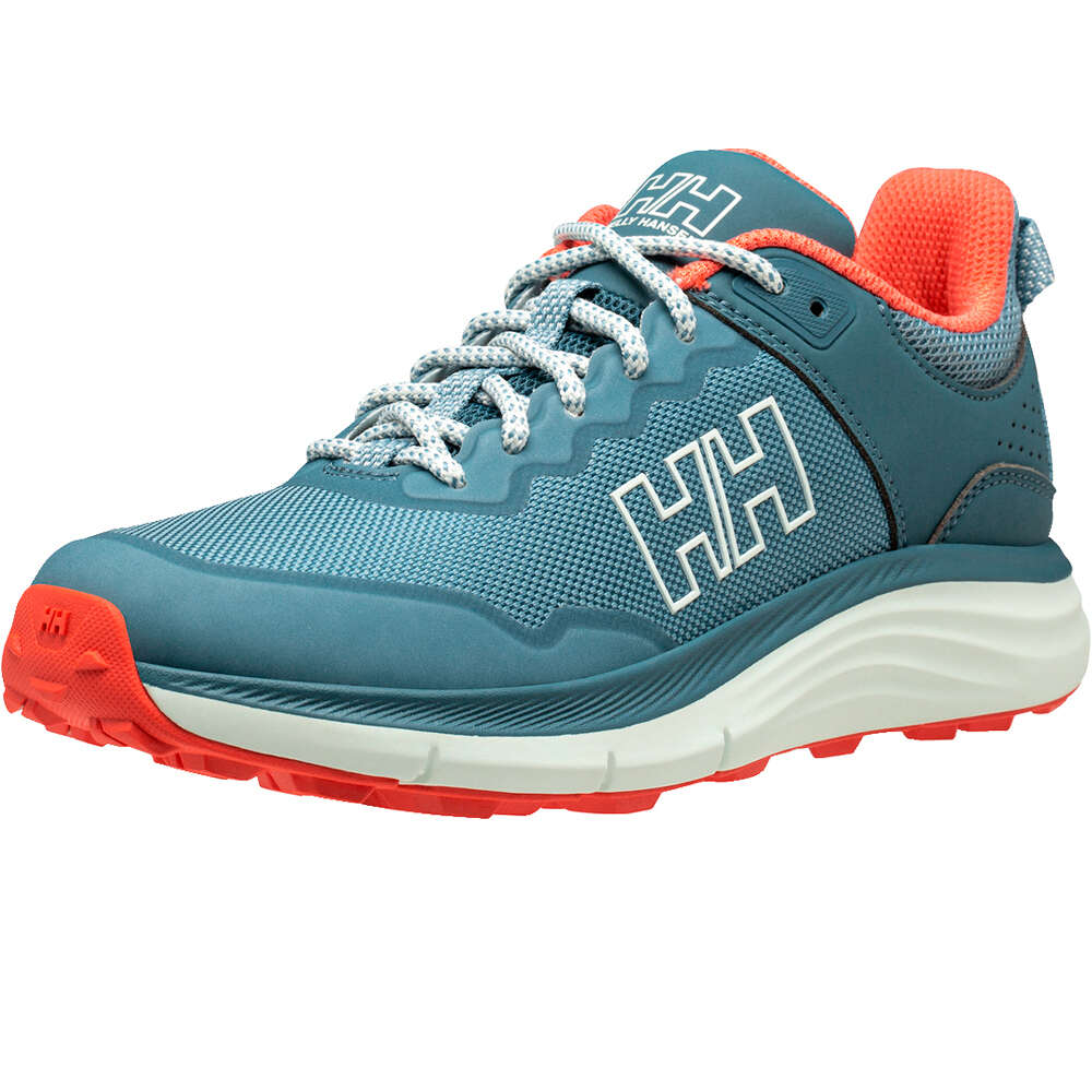 Helly Hansen zapatilla trekking mujer CANTABRIA AZUL lateral interior