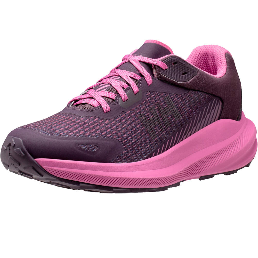 Helly Hansen zapatillas trail mujer BUZZARD TR MORADO lateral interior