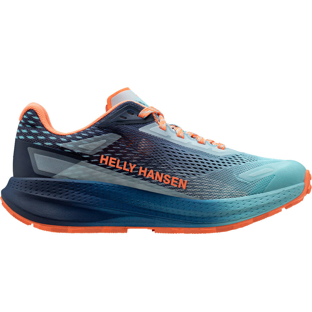 Helly Hansen zapatillas trail mujer KESTREL TR AZUL vista trasera