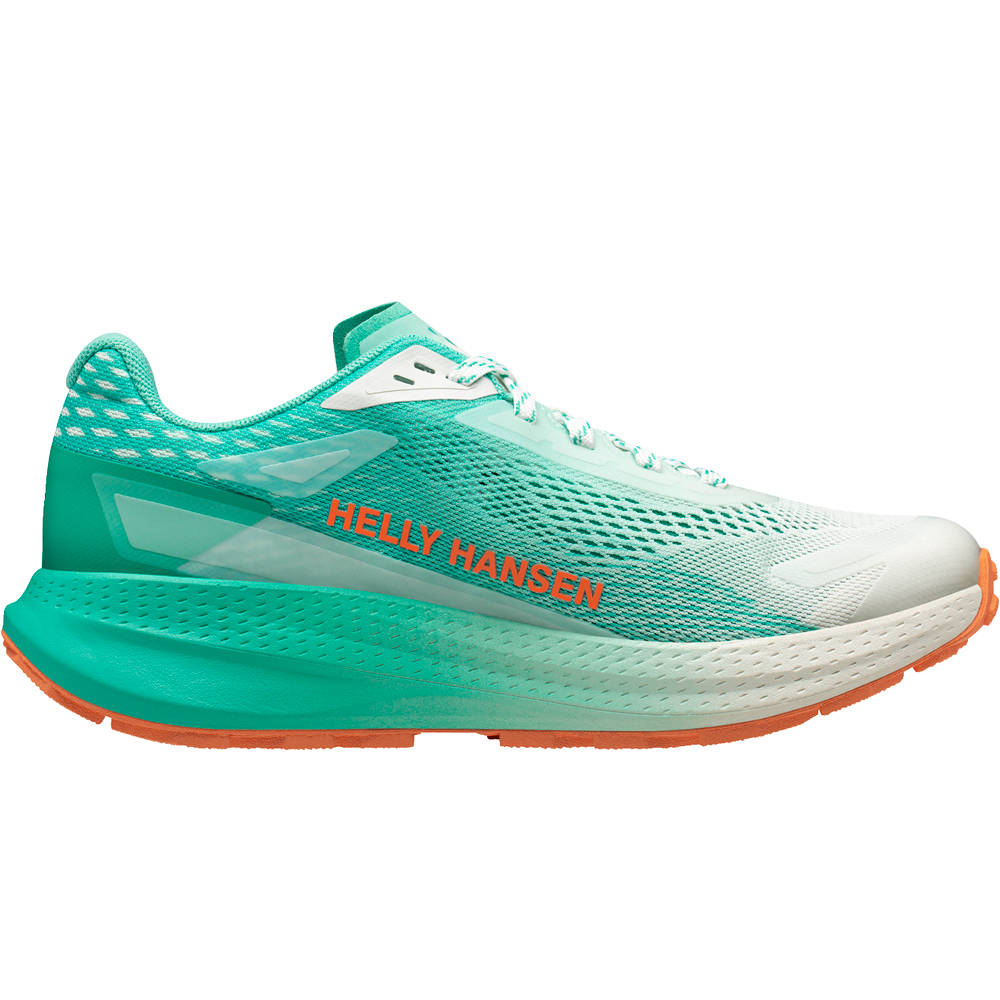Helly Hansen zapatillas trail mujer KESTREL TR VERDE vista trasera