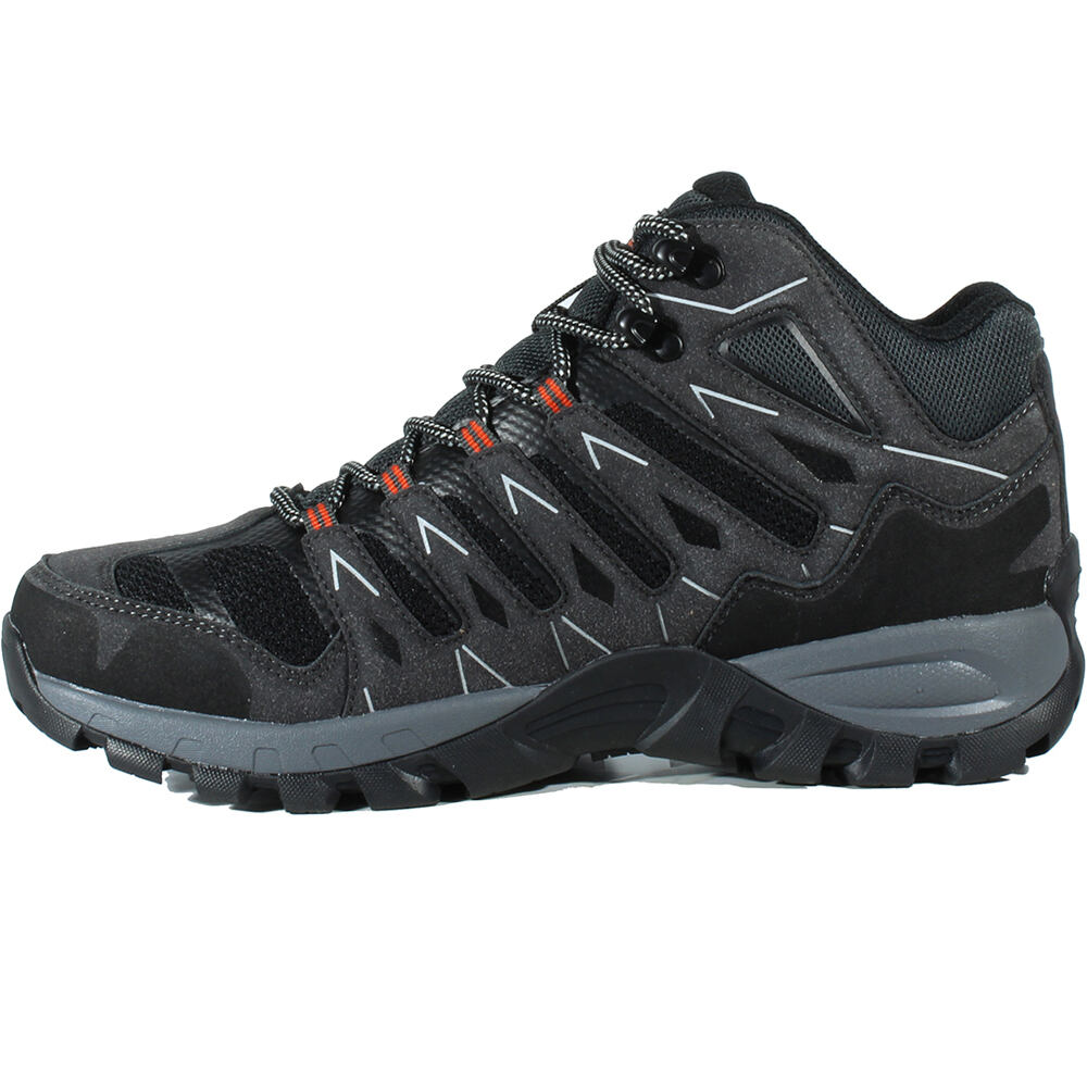 Hi Tec bota trekking hombre CORZO MID WATERPROOF GRIS vista superior