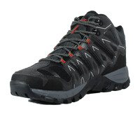 Hi Tec bota trekking hombre CORZO MID WATERPROOF GRIS vista trasera
