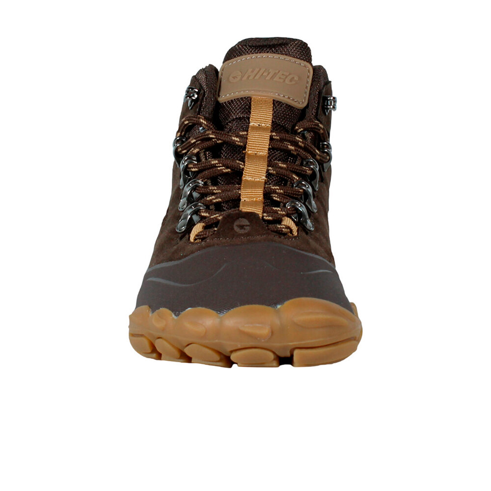 Hi Tec bota trekking hombre FIGARO LUX MID WATERPROOF MARRON vista trasera