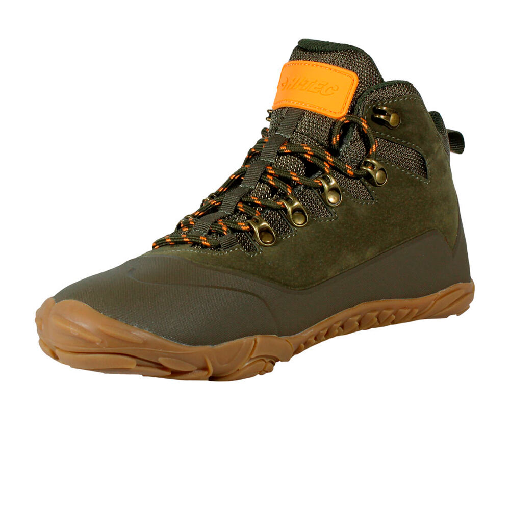 Hi Tec bota trekking hombre FIGARO LUX MID WATERPROOF VERDE puntera