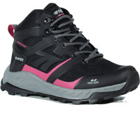 Hi Tec bota trekking mujer TOUBKAL MID WATERPROOF NEGRO lateral interior