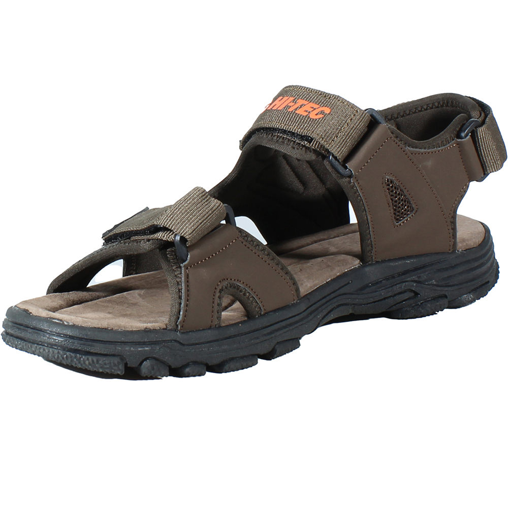 Hi Tec sandalias trekking hombre CIMA MARRON vista trasera